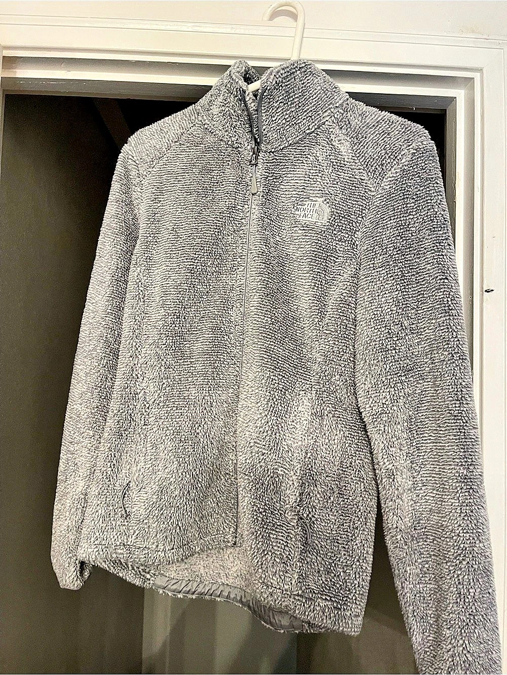 The North Face Osito Jacket Gray Full-Zip Fleece Jacket
